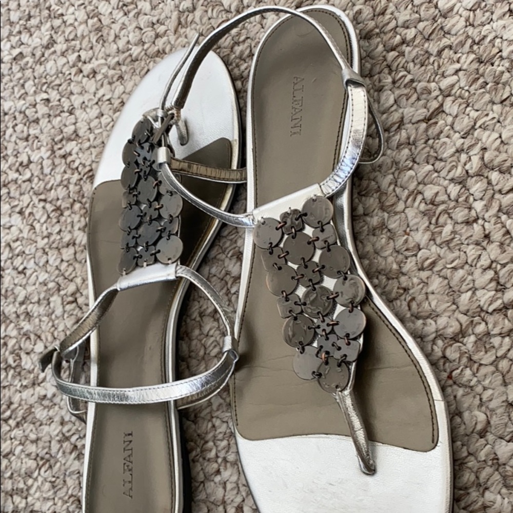 Silver Alfani sandals